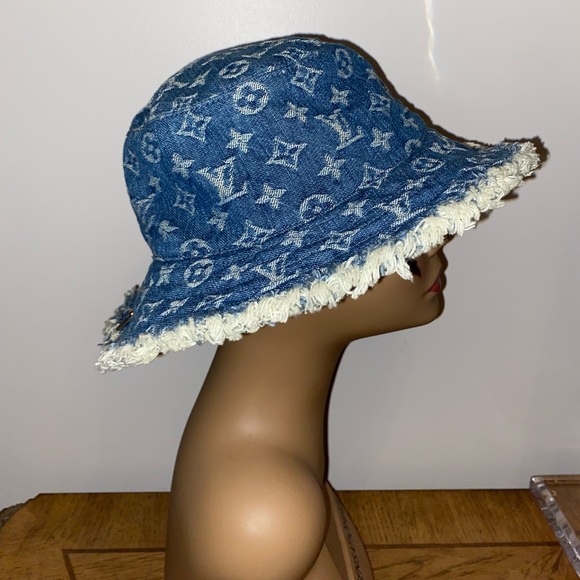 Sold@@@@@Louis Vuitton Denim Bob Hat - Picture 2 of 8